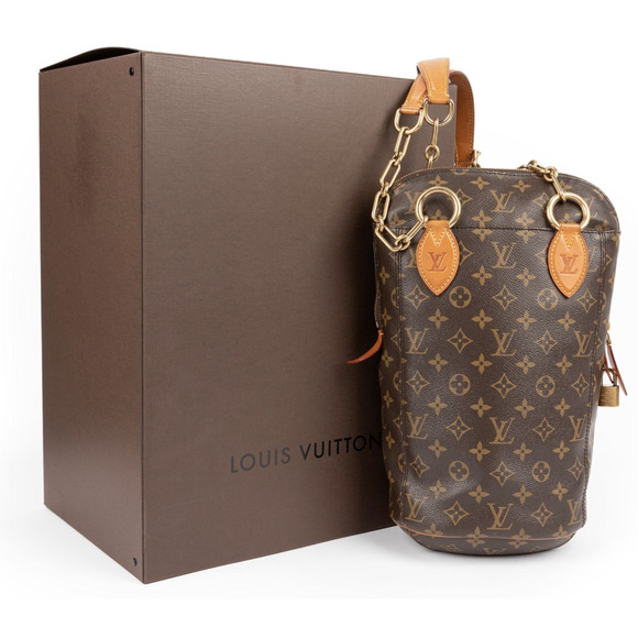 ❌❌LOUIS VUITTON Iconoclasts Bag Baby Punching Karl Lagerfeld Gold Chain Monogram - Picture 2 of 16